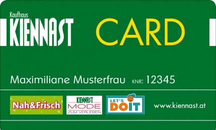 Kiennast-Kunden-Card Vorteile